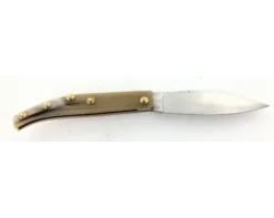 Agenais 12 cm - Corne Blonde - Guilloché - rosettes apparentes