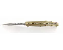 Agenais 12 cm - Corne Blonde - Guilloché - rosettes apparentes