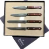 AUVERGNE Coffret cadeau - 4 couteaux d'office