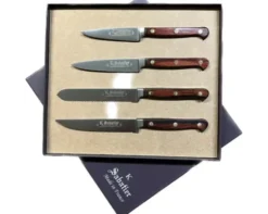 AUVERGNE Coffret cadeau - 4 couteaux d'office