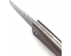 Chomilier - Damas Inox Zladinox, Platine Titane - Fibre de Carbone Noire et Rouge