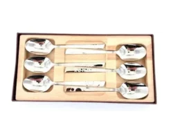 Coffret de 6 Cuillères café - Décors Maison