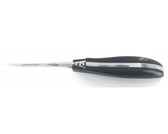 Couteau Yan Pennor's Inox Manche en Acrylique Minéral Noir