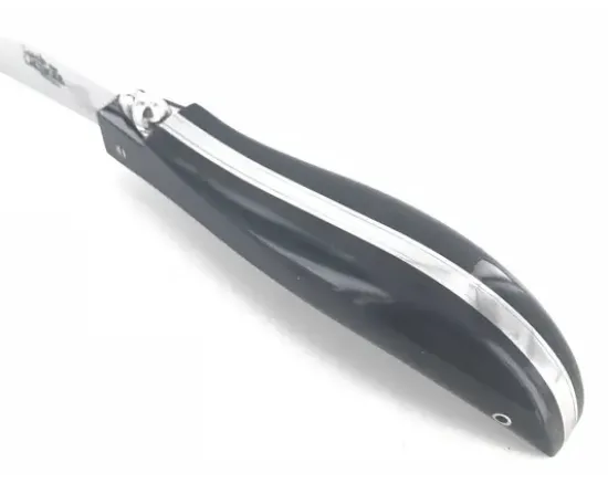 Couteau Yan Pennor's Inox Manche en Acrylique Minéral Noir
