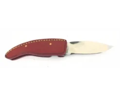 Cuir 8 cm Rouge