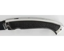 1515 Cuir noir & plaqué rhodium