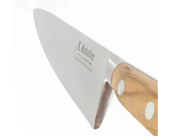Cuisine 25 cm - Acier Carbone - Manche Olivier
