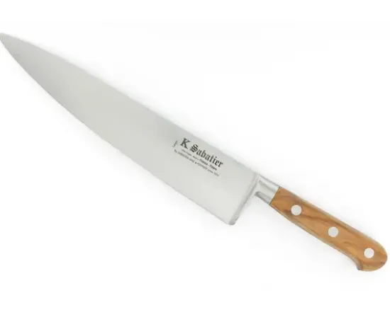 Cuisine 25 cm - Acier Carbone - Manche Olivier