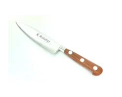 Cuisine 15 cm - Bois naturel palissandre - Rivets Aluminium - Ref 426