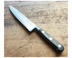 Cuisine 15 cm - Bois noir - rivets inox