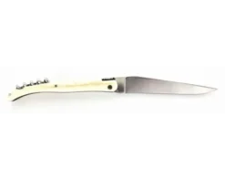 Design Beillonnet MOF - Laguiole 11 cm - Tire-bouchon - Os de chameau - Guilloché