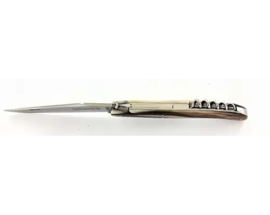 Design Beillonnet MOF - Laguiole 12 cm - Tire-bouchon - Corne Blonde