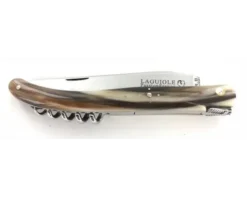 Design Beillonnet MOF - Laguiole 12 cm - Tire-bouchon - Corne Blonde