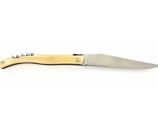 Design Beillonnet MOF - Laguiole 12 cm - Tire-bouchon - Os de chameau