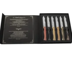 Douk Douk - Couteaux de table - 6 bois différents