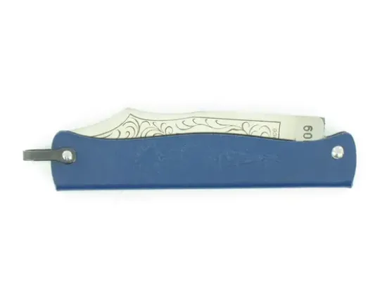 Douk Douk 160 Inox - Manche Acier couleur BLEU