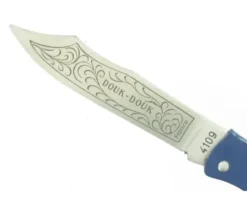 Douk Douk 160 Inox - Manche Acier couleur BLEU