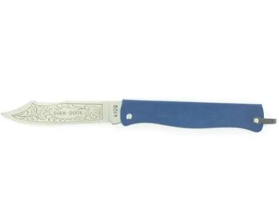 Douk Douk 160 Inox - Manche Acier couleur BLEU