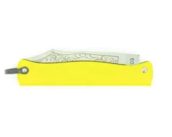 Douk Douk 160 Inox - Manche Acier couleur JAUNE