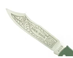 Douk Douk 160 Inox - Manche Acier couleur VERT