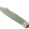 Douk Douk 160 Inox - Manche Acier couleur ROUGE - GAINE CUIR