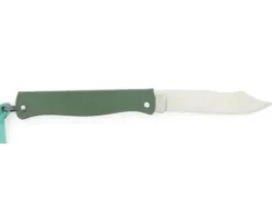 Douk Douk 160 Inox - Manche Acier couleur VERT - GAINE CUIR