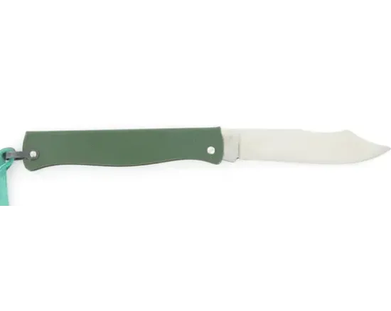Douk Douk 160 Inox - Manche Acier couleur VERT - GAINE CUIR