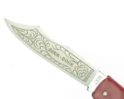 Douk Douk 200 Inox - Manche Acier Couleur ROUGE