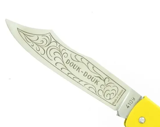 Douk Douk 200 Inox - Manche Acier Couleur JAUNE