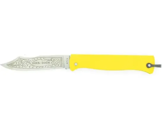 Douk Douk 200 Inox - Manche Acier Couleur JAUNE