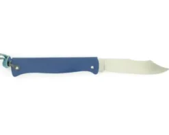 Douk Douk 200 Inox - Manche Acier Couleur BLEU - GAINE CUIR
