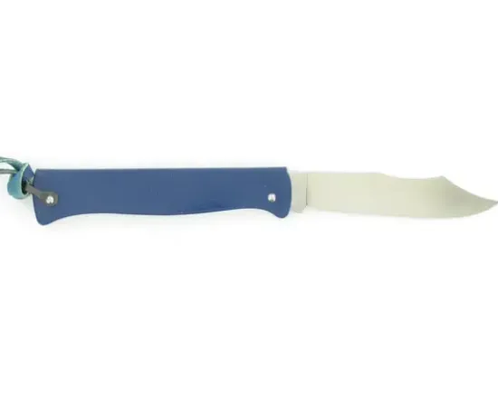 Douk Douk 200 Inox - Manche Acier Couleur BLEU - GAINE CUIR
