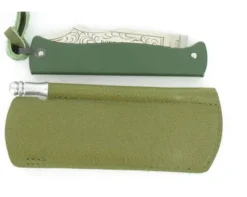 Douk Douk 200 Inox - Manche Acier Couleur VERT - GAINE CUIR