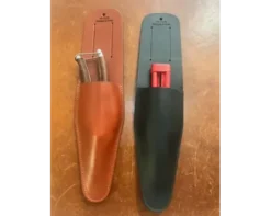 Etui cuir de ceinture FAUVE pour sécateur de jardin