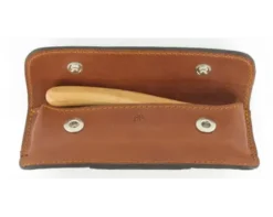 Etui Cuir Tendance 13 cm Cognac Maya