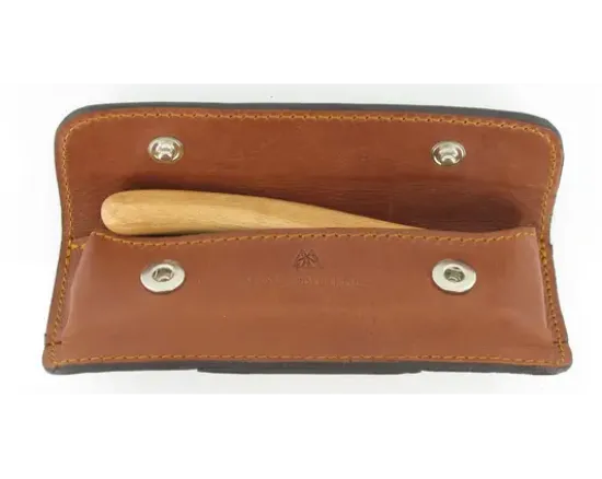 Etui Cuir Tendance 13 cm Cognac Maya