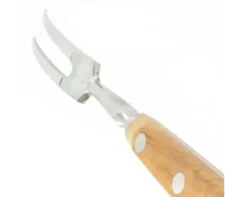 Fourchette Courbe 15 cm - Acier Inoxydable - Manche Olivier