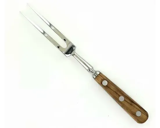 Fourchette Courbe 15 cm - Manche Olivier