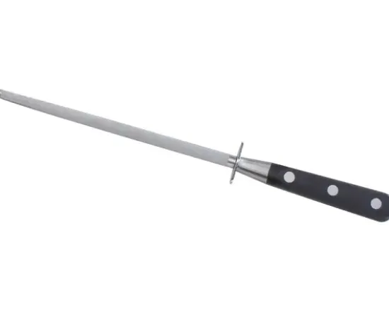 Fusil Rond 20 cm - Embase ALU - Plastique Noir - 3 rivets