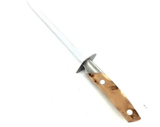 Fusil Rond 25 cm - Embase Forgée - Le Thiers par Goyon - Manche Genévrier