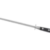 Fusil Rond 25 cm - Embase Forgée - Manche Noir - Rivets Aluminium