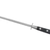 Fusil Rond 20 cm - Embase Forgée - Manche Noir - Rivets Laiton