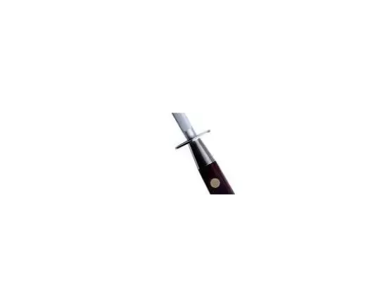 Fusil Rond 20 cm - Embase Forgée - Manche Stamina - Rivets Laiton