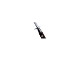 Fusil Rond 25 cm - Embase Forgée - Manche Stamina - Rivets Laiton