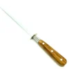 Fusil Rond 20 cm - Embase Forgée - Manche Olivier - Rivets Aluminium