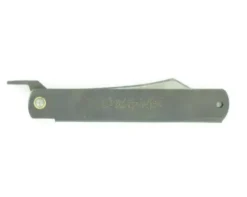 Higonokami - KDM 120 Carbone - Manche en Acier Noir