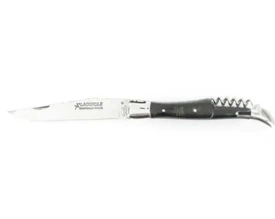 Laguiole Buffle Brut - 2 pièces - 2 mitres