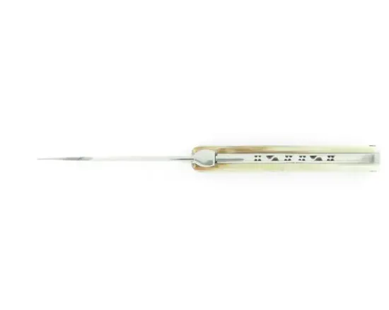 Laguiole 12 cm Ancestral - Pointe de Corne - Plein Manche