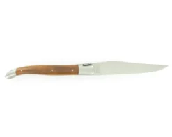 Laguiole 12 cm Bois de Fer - Mouche travaillée - 2 mitres