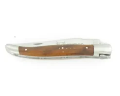 Laguiole 12 cm Bois de Fer - Mouche travaillée - 2 mitres